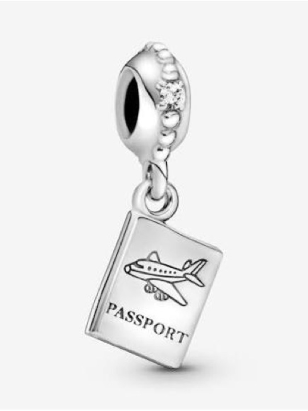 Pandora Silver Travel Passport Dangle Charm